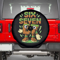 Six Seven Brainrot Italian Funny 67 Kids Gaming Meme Spare Tire Cover