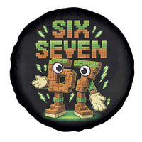 Six Seven Brainrot Italian Funny 67 Kids Gaming Meme Spare Tire Cover