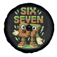 Six Seven Brainrot Italian Funny 67 Kids Gaming Meme Spare Tire Cover