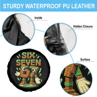 Six Seven Brainrot Italian Funny 67 Kids Gaming Meme Spare Tire Cover