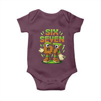 Six Seven Brainrot Italian Funny 67 Kids Gaming Meme Baby Onesie