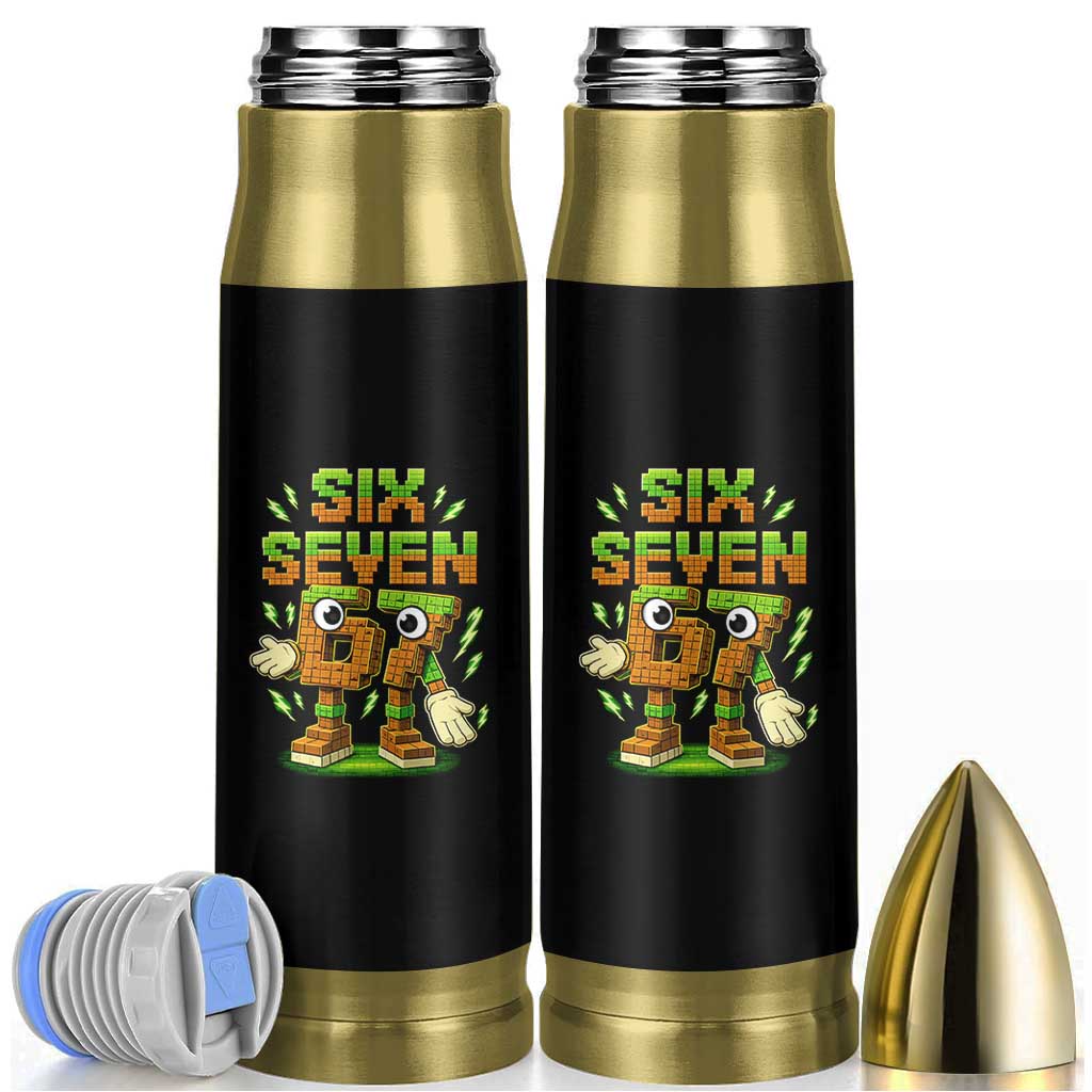 Six Seven Brainrot Italian Funny 67 Kids Gaming Meme Bullet Tumbler