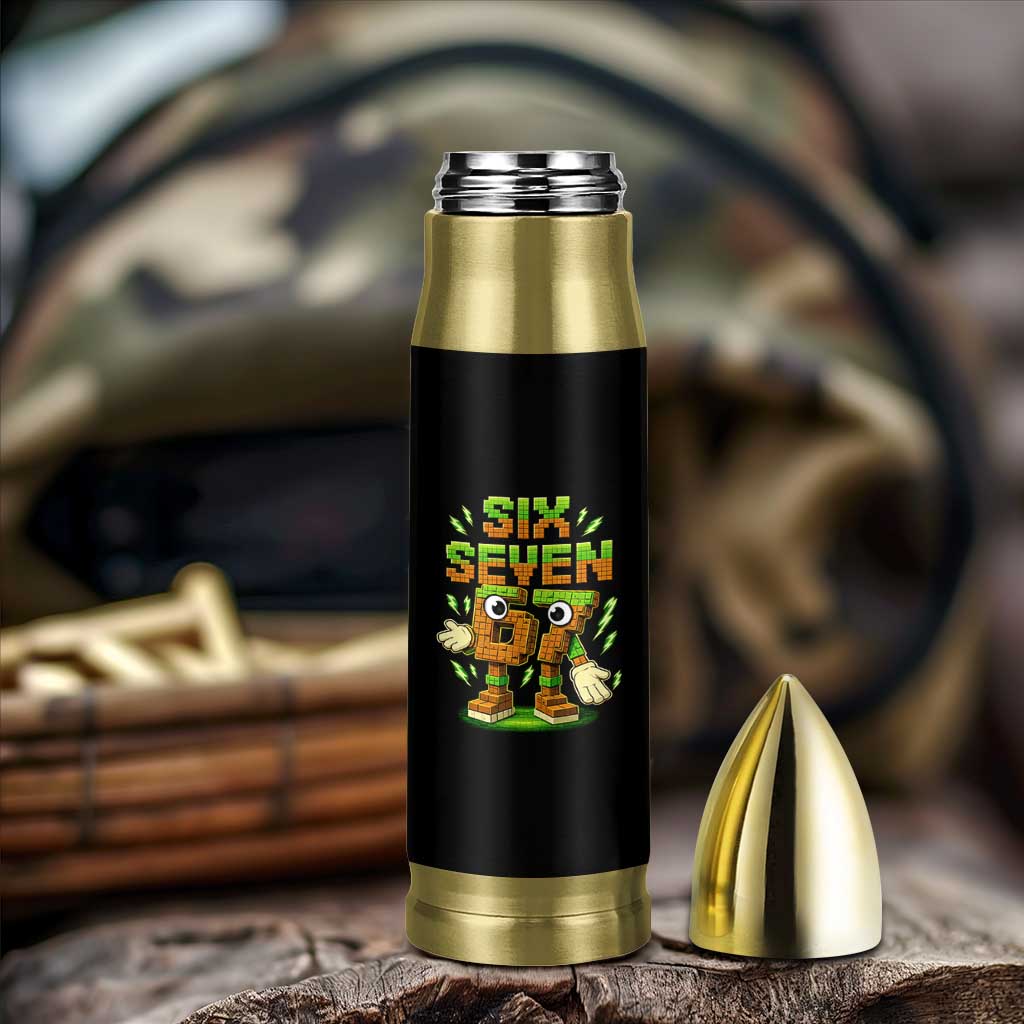 Six Seven Brainrot Italian Funny 67 Kids Gaming Meme Bullet Tumbler