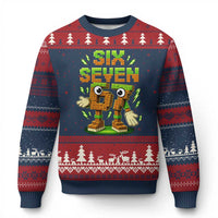 Six Seven Brainrot Italian Funny 67 Kids Gaming Meme Ugly Christmas Sweater