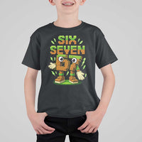 Six Seven Brainrot Italian Funny 67 Kids Gaming Meme T Shirt For Kid