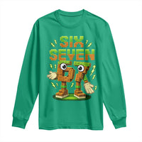 Six Seven Brainrot Italian Funny 67 Kids Gaming Meme Long Sleeve Shirt