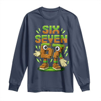 Six Seven Brainrot Italian Funny 67 Kids Gaming Meme Long Sleeve Shirt