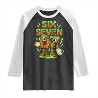 Six Seven Brainrot Italian Funny 67 Kids Gaming Meme Raglan Shirt