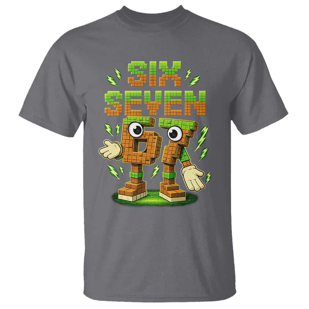 Six Seven Brainrot Italian Funny 67 Kids Gaming Meme T Shirt