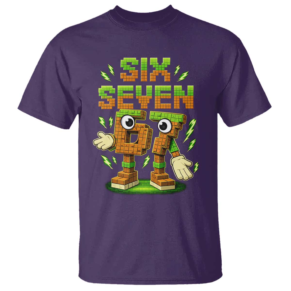 Six Seven Brainrot Italian Funny 67 Kids Gaming Meme T Shirt