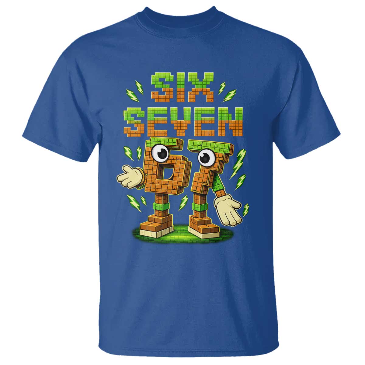 Six Seven Brainrot Italian Funny 67 Kids Gaming Meme T Shirt