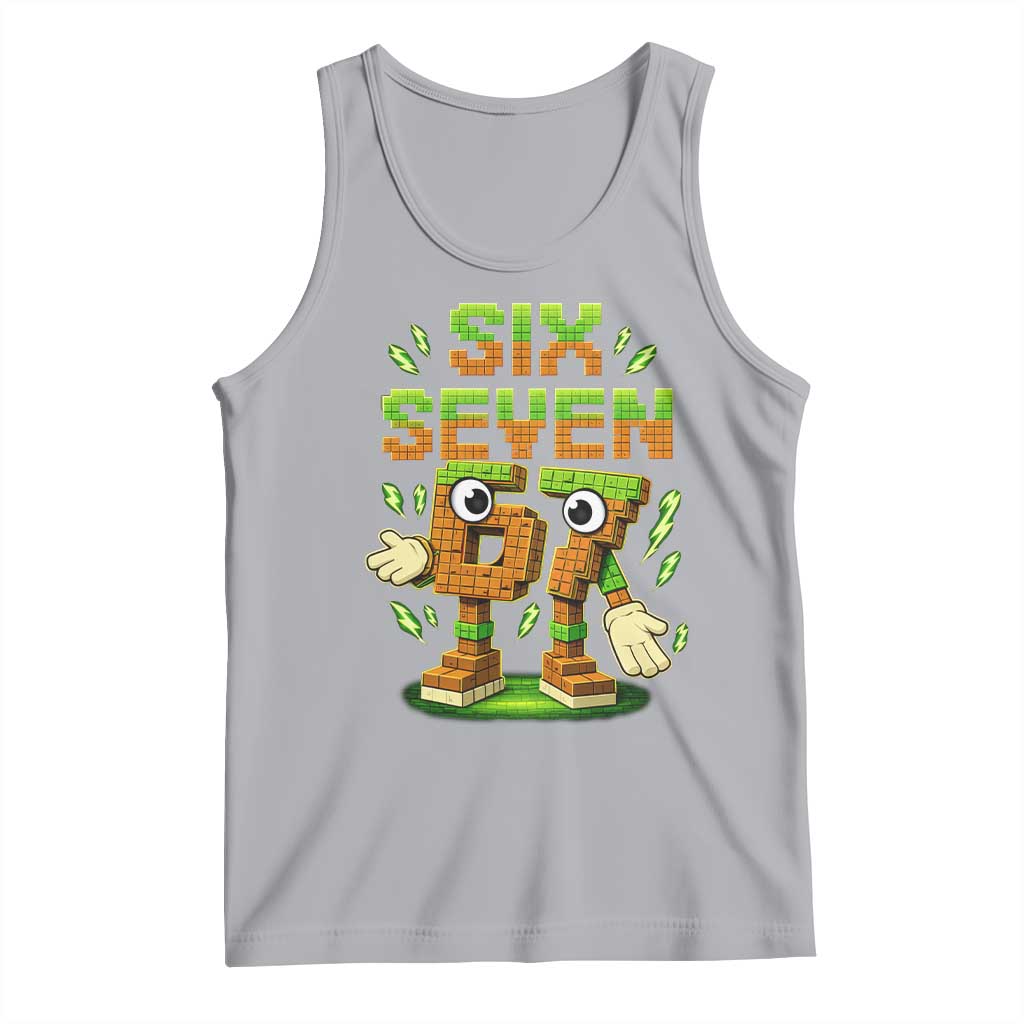 Six Seven Brainrot Italian Funny 67 Kids Gaming Meme Tank Top