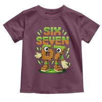 Six Seven Brainrot Italian Funny 67 Kids Gaming Meme Toddler T Shirt