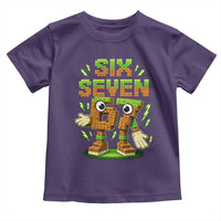 Six Seven Brainrot Italian Funny 67 Kids Gaming Meme Toddler T Shirt