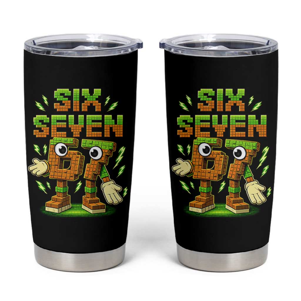Six Seven Brainrot Italian Funny 67 Kids Gaming Meme Tumbler Cup