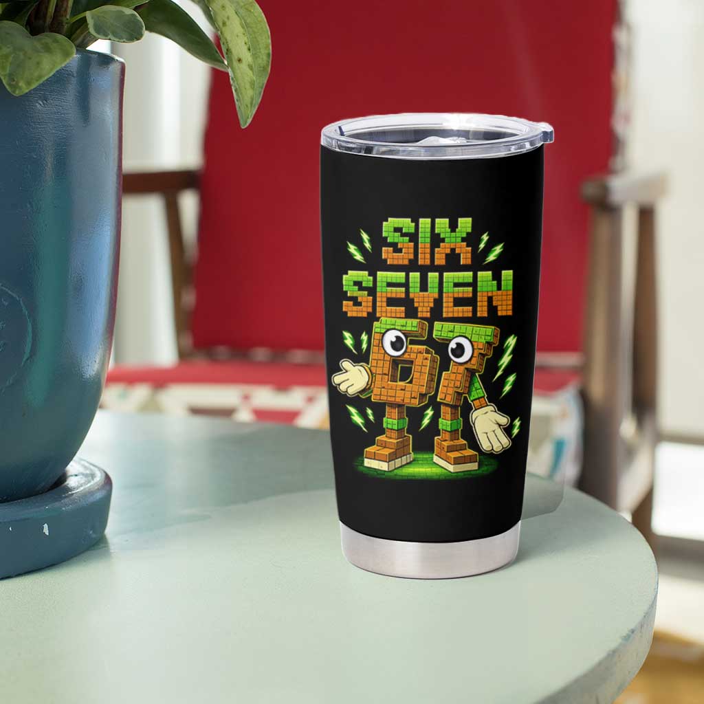 Six Seven Brainrot Italian Funny 67 Kids Gaming Meme Tumbler Cup