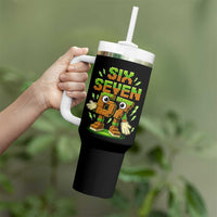 Six Seven Brainrot Italian Funny 67 Kids Gaming Meme Tumbler With Handle