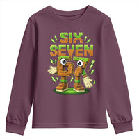 Six Seven Brainrot Italian Funny 67 Kids Gaming Meme Youth Sweatshirt