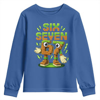 Six Seven Brainrot Italian Funny 67 Kids Gaming Meme Youth Sweatshirt