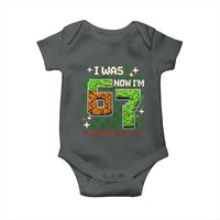 I Was 6 Now Im 7 Baby Onesie Funny Six Seven 7th Birthday 67 Gaming Meme