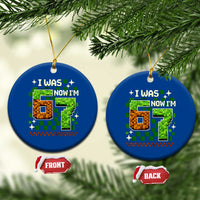 I Was 6 Now Im 7 Ceramic Ornament Funny Six Seven 7th Birthday 67 Gaming Meme