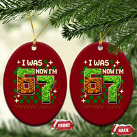 I Was 6 Now Im 7 Ceramic Ornament Funny Six Seven 7th Birthday 67 Gaming Meme