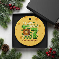 I Was 6 Now Im 7 Ceramic Ornament Funny Six Seven 7th Birthday 67 Gaming Meme