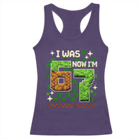 I Was 6 Now Im 7 Racerback Tank Top Funny Six Seven 7th Birthday 67 Gaming Meme