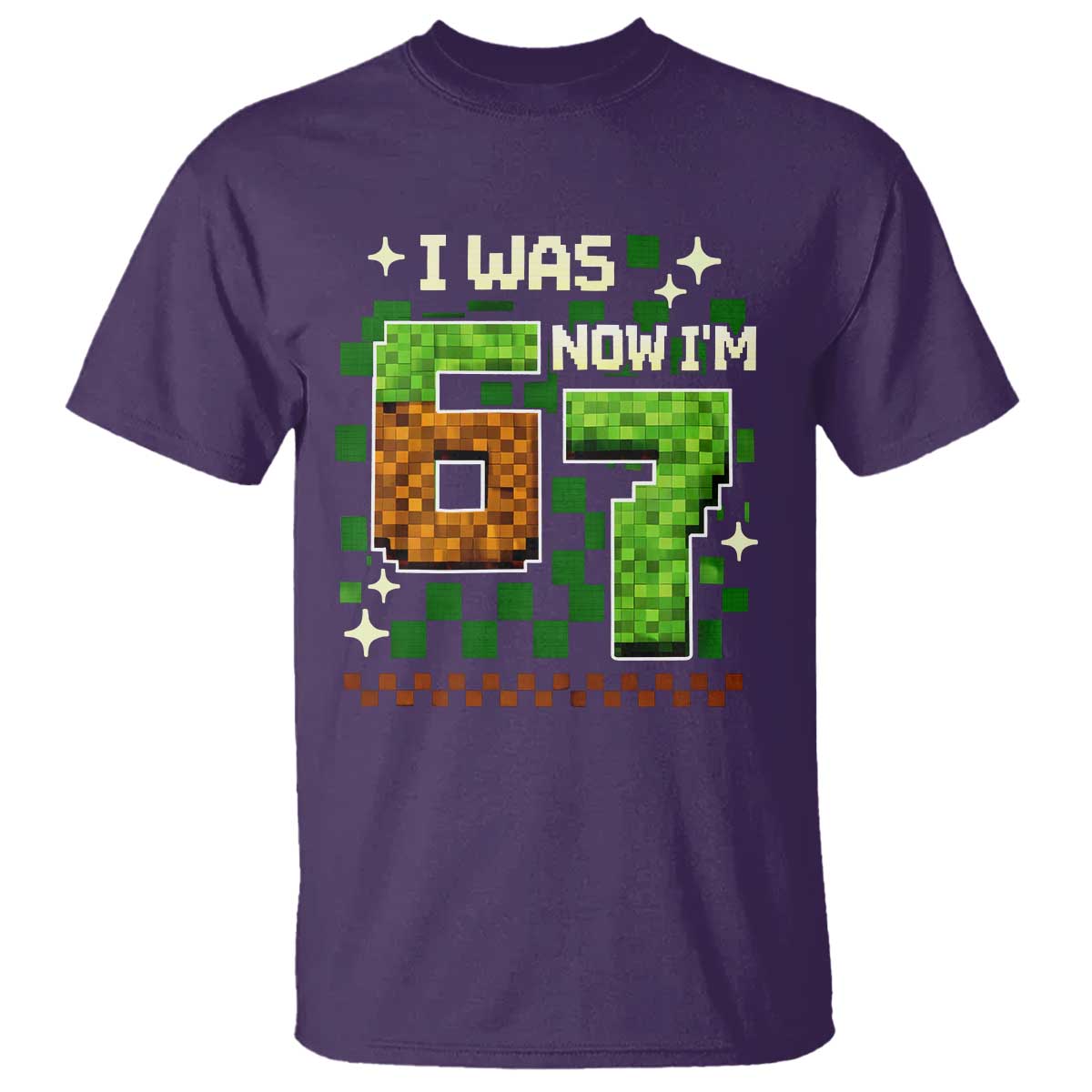 I Was 6 Now Im 7 T Shirt Funny Six Seven 7th Birthday 67 Gaming Meme