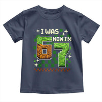 I Was 6 Now Im 7 Toddler T Shirt Funny Six Seven 7th Birthday 67 Gaming Meme