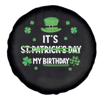 Funny Birthday St Patricks Day Spare Tire Cover Funny Shamrock Born Lucky Irish Bday