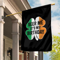 Funny Birthday St Patricks Day Garden Flag Beer Me Its My Birthday Ireland Irish Shamrock
