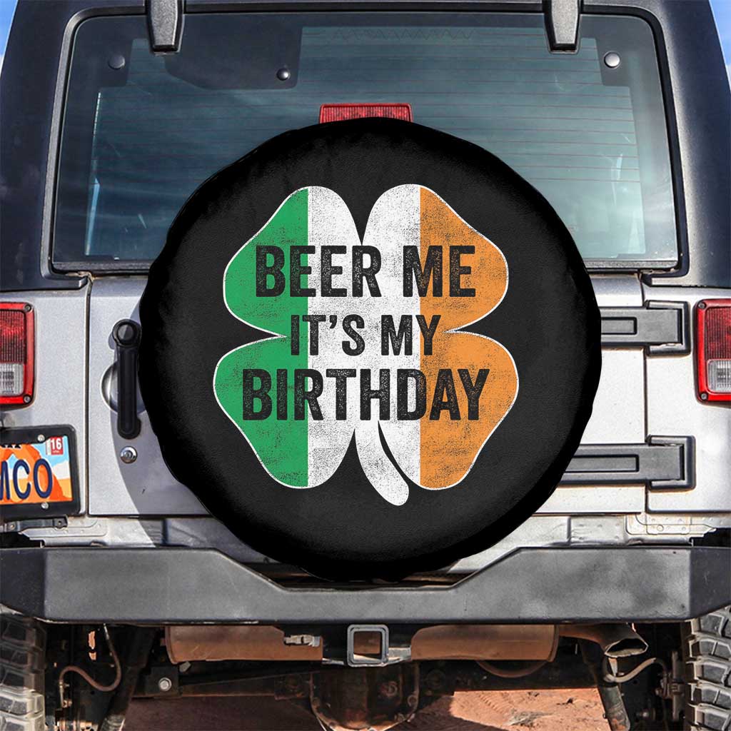 Funny Birthday St Patricks Day Spare Tire Cover Beer Me Its My Birthday Ireland Irish Shamrock