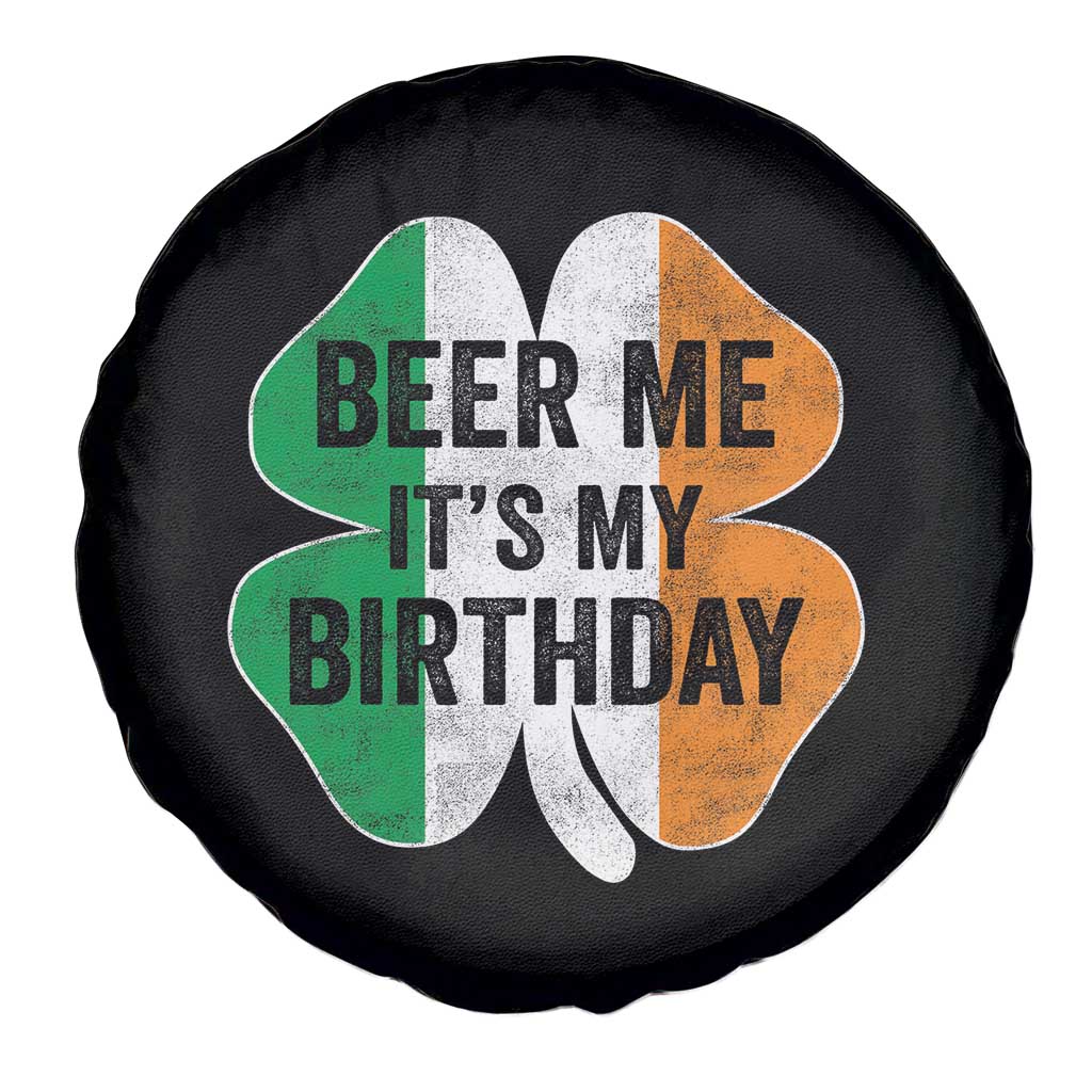Funny Birthday St Patricks Day Spare Tire Cover Beer Me Its My Birthday Ireland Irish Shamrock