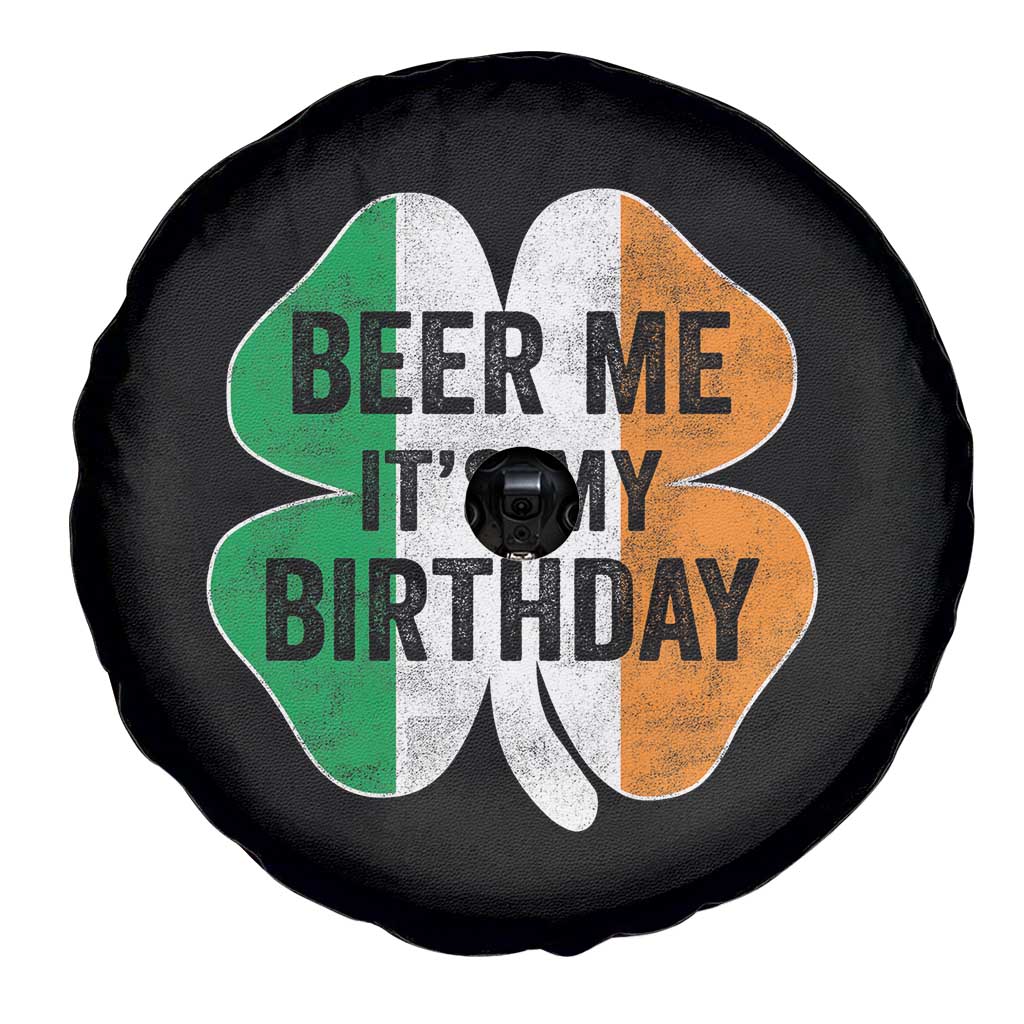 Funny Birthday St Patricks Day Spare Tire Cover Beer Me Its My Birthday Ireland Irish Shamrock