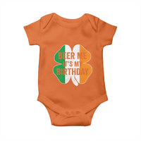 Funny Birthday St Patricks Day Baby Onesie Beer Me Its My Birthday Ireland Irish Shamrock