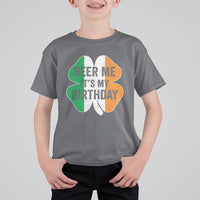 Funny Birthday St Patricks Day T Shirt For Kid Beer Me Its My Birthday Ireland Irish Shamrock