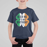 Funny Birthday St Patricks Day T Shirt For Kid Beer Me Its My Birthday Ireland Irish Shamrock