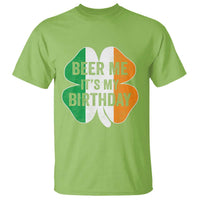 Funny Birthday St Patricks Day T Shirt Beer Me Its My Birthday Ireland Irish Shamrock