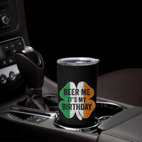 Funny Birthday St Patricks Day Tumbler Cup Beer Me Its My Birthday Ireland Irish Shamrock