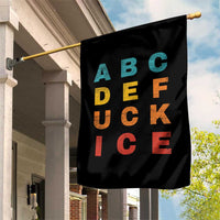 Fck Ice Garden Flag Retro Protest Chinga La Migra Subtle FDT