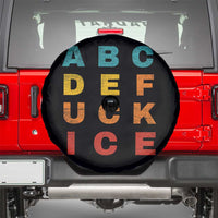 Fck Ice Spare Tire Cover Retro Protest Chinga La Migra Subtle FDT