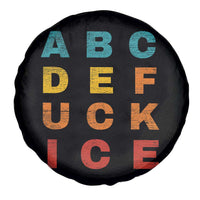 Fck Ice Spare Tire Cover Retro Protest Chinga La Migra Subtle FDT