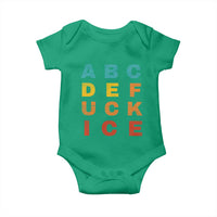 Fck Ice Baby Onesie Retro Protest Chinga La Migra Subtle FDT