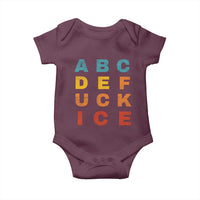 Fck Ice Baby Onesie Retro Protest Chinga La Migra Subtle FDT
