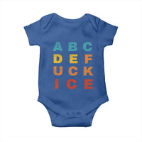 Fck Ice Baby Onesie Retro Protest Chinga La Migra Subtle FDT