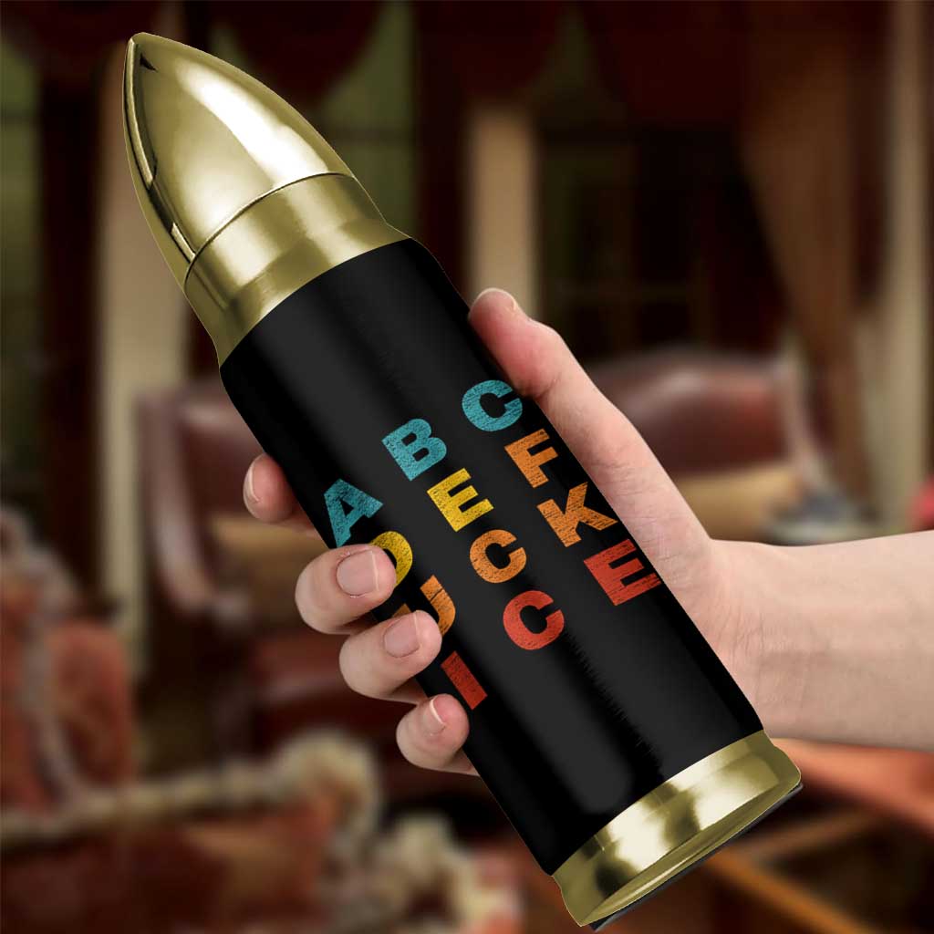 Fck Ice Bullet Tumbler Retro Protest Chinga La Migra Subtle FDT