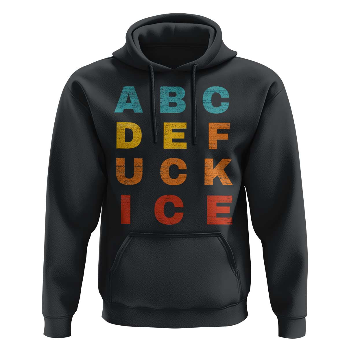 Fck Ice Hoodie Retro Protest Chinga La Migra Subtle FDT