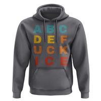 Fck Ice Hoodie Retro Protest Chinga La Migra Subtle FDT