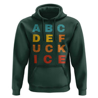 Fck Ice Hoodie Retro Protest Chinga La Migra Subtle FDT